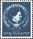 Romania, 1946. 25 years of Bucharest Philarmonic Society. George Enescu, Portrait. Sc. B331
