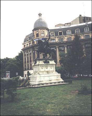 The Statue of Michael the Brave in Bucharest